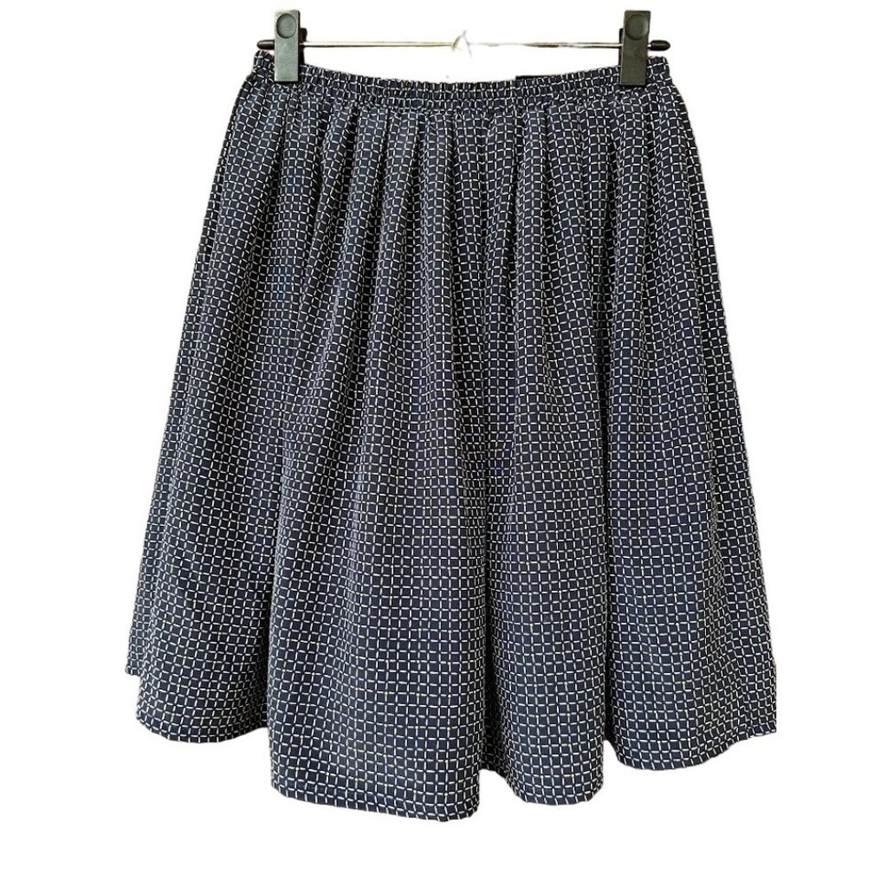 Leslie Fay Dresses Petite Knee Length Print Pleated Skirt Size 12P